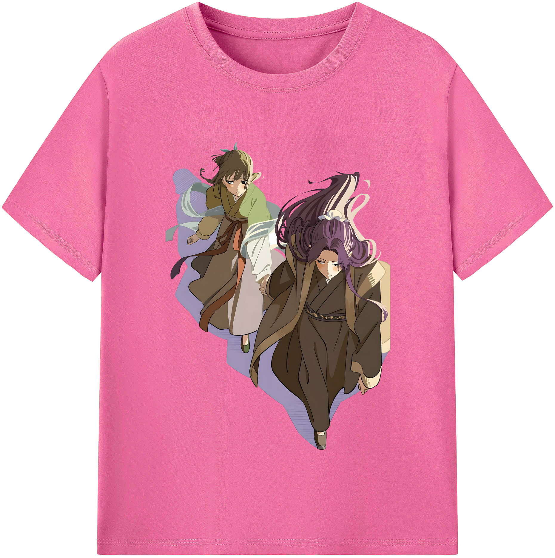 （画像用） 薬屋のひとりごと The Apothecary Diaries レディースカジュアルプリントTシャツ（綿100％）